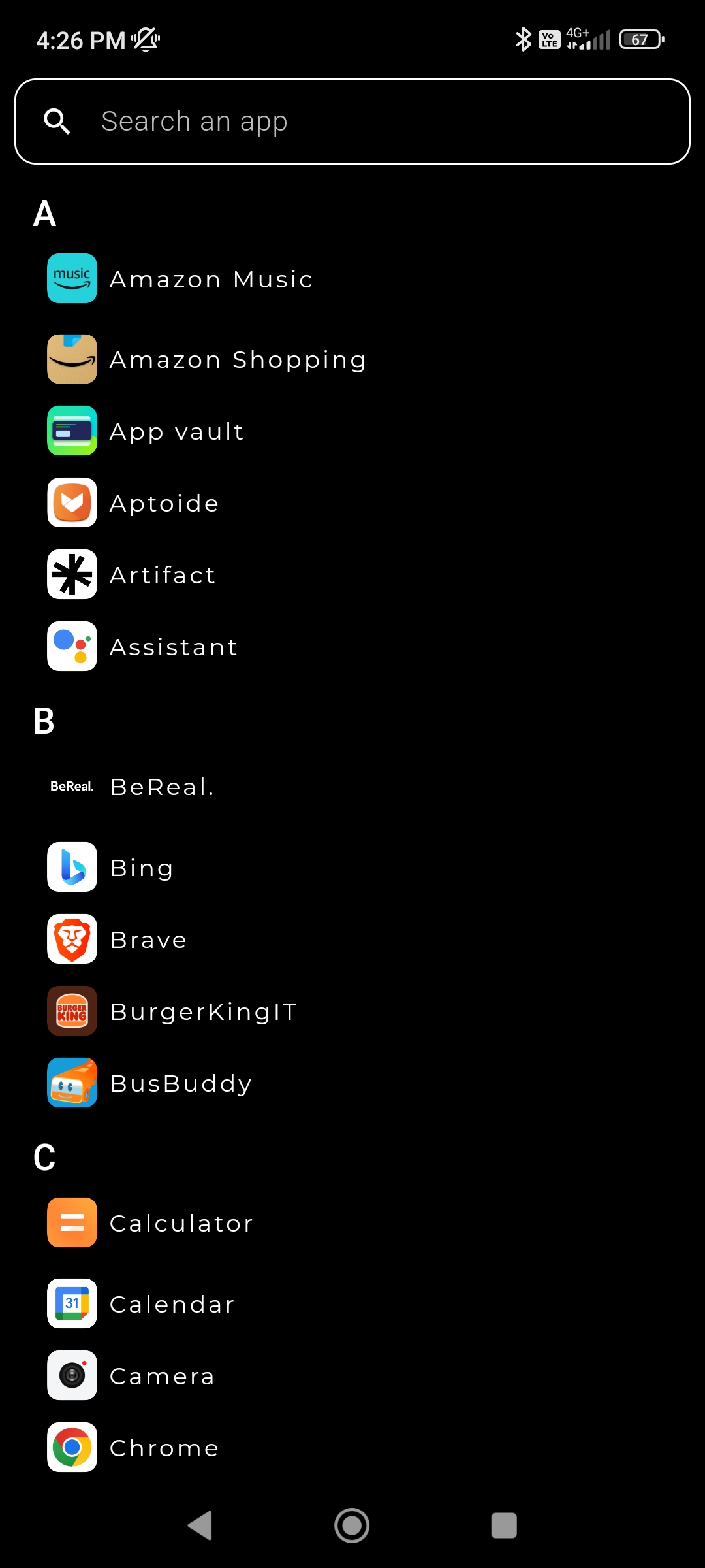 MiniLauncher screenshot 2